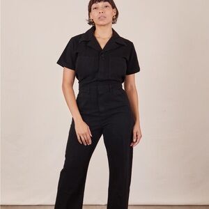 Big Bud Press Short Sleeve Jumpsuit - black